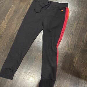 Aviator nation black sweatpants